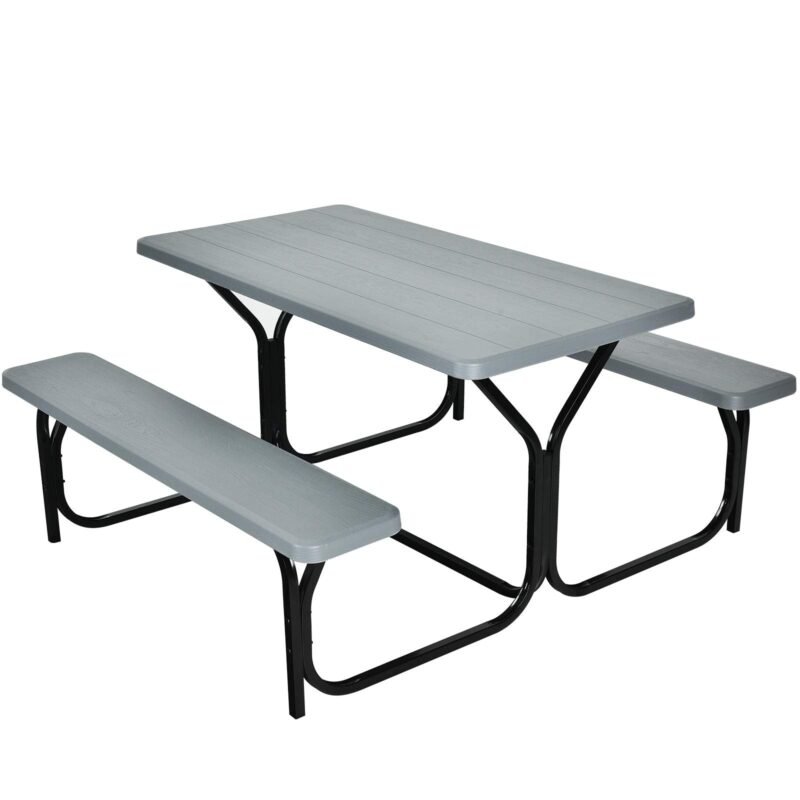 Picnic Table Bench Set for Outdoor Camping