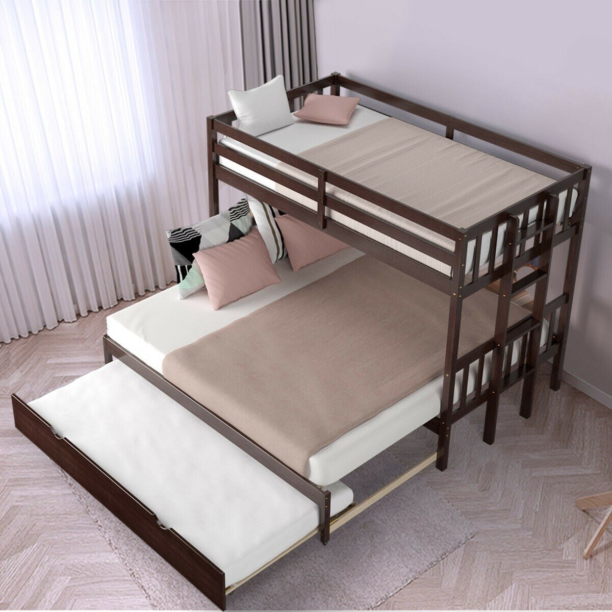 Twin Over Pull-Out Bunk Bed with Trundle - Image 2