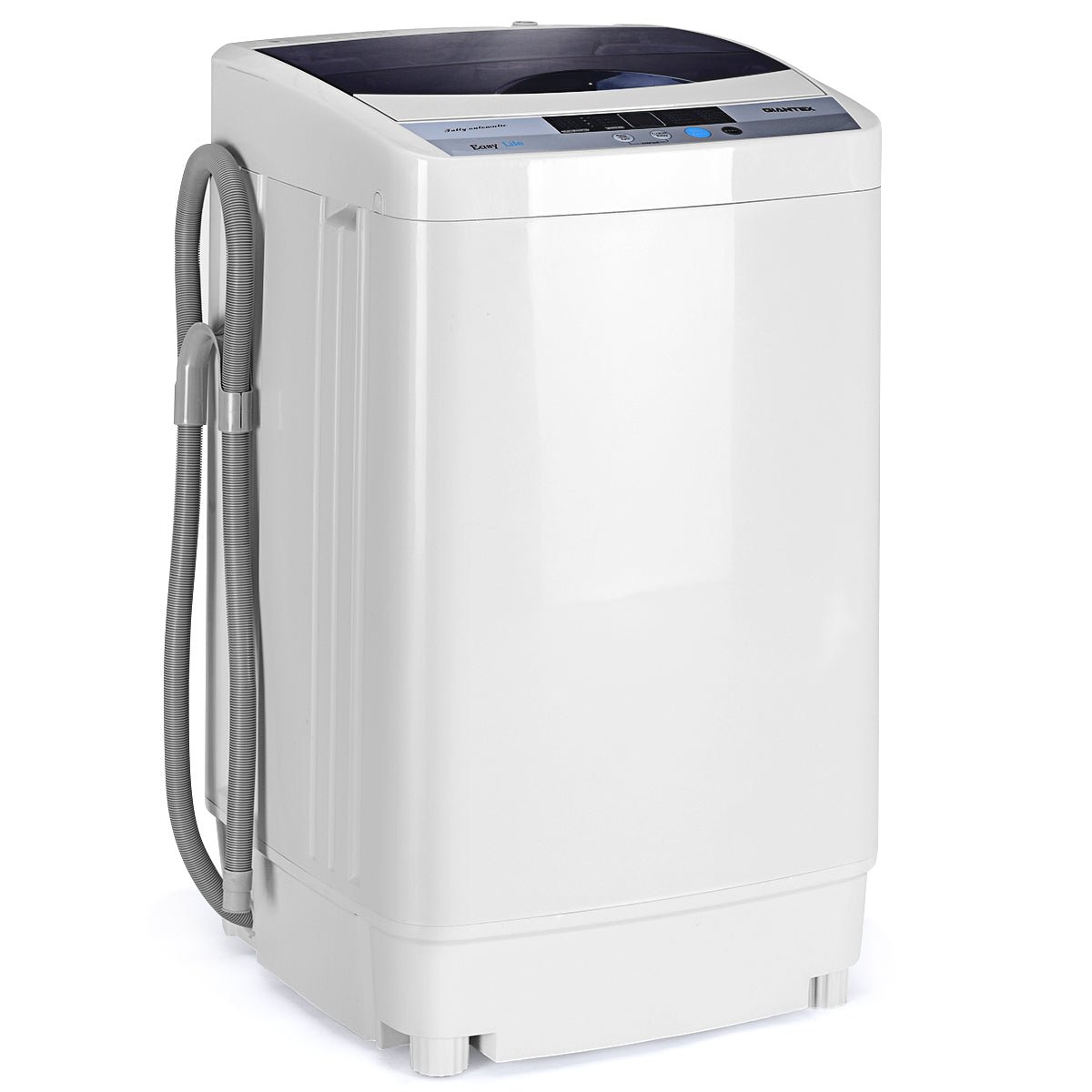 Full-Automatic Washing Machine Portable Compact 1.34 Cu.ft Laundry Washer Spin with Drain Pump