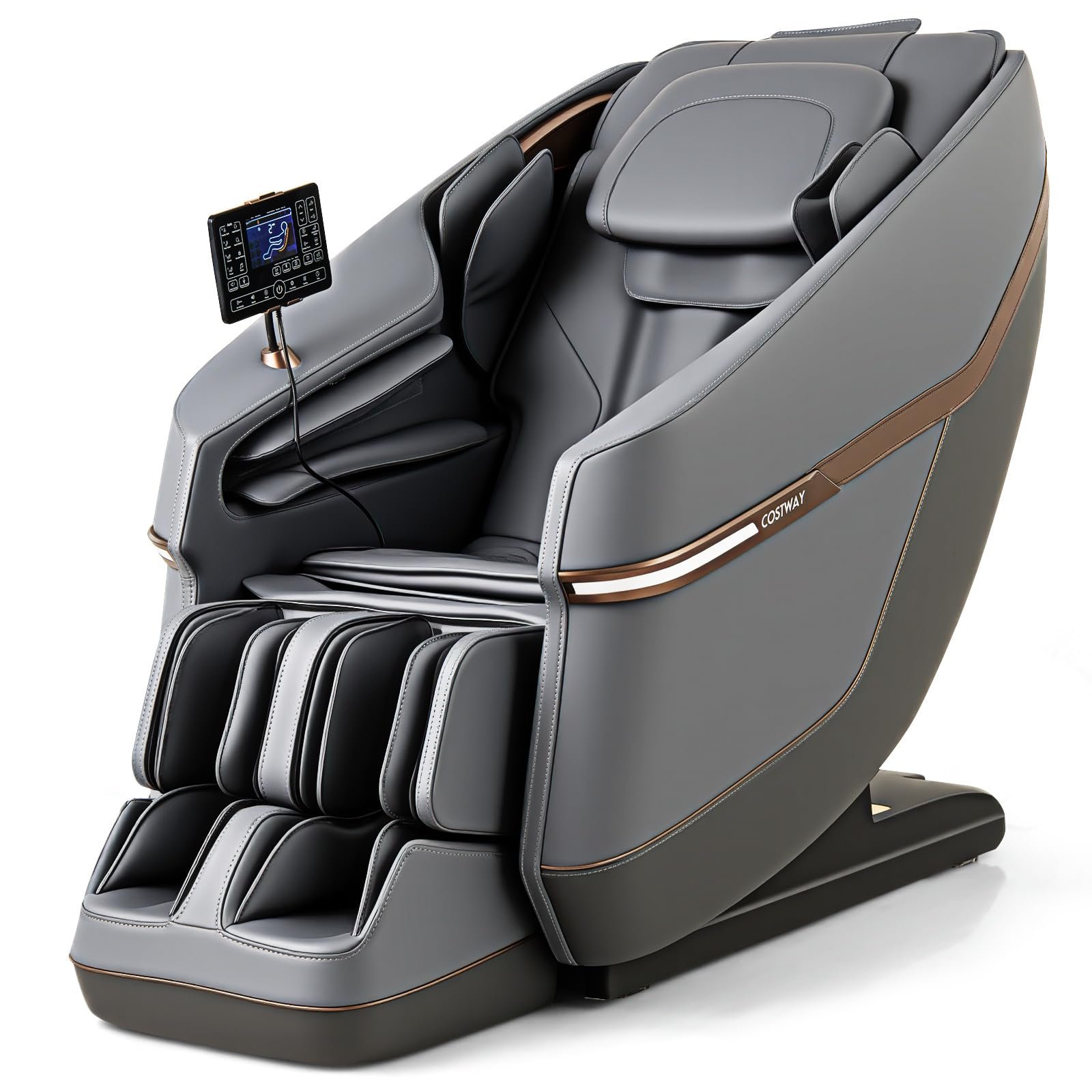 Full Body Zero Gravity Massage Chair, SL Track Massage Recliner w/Airbags