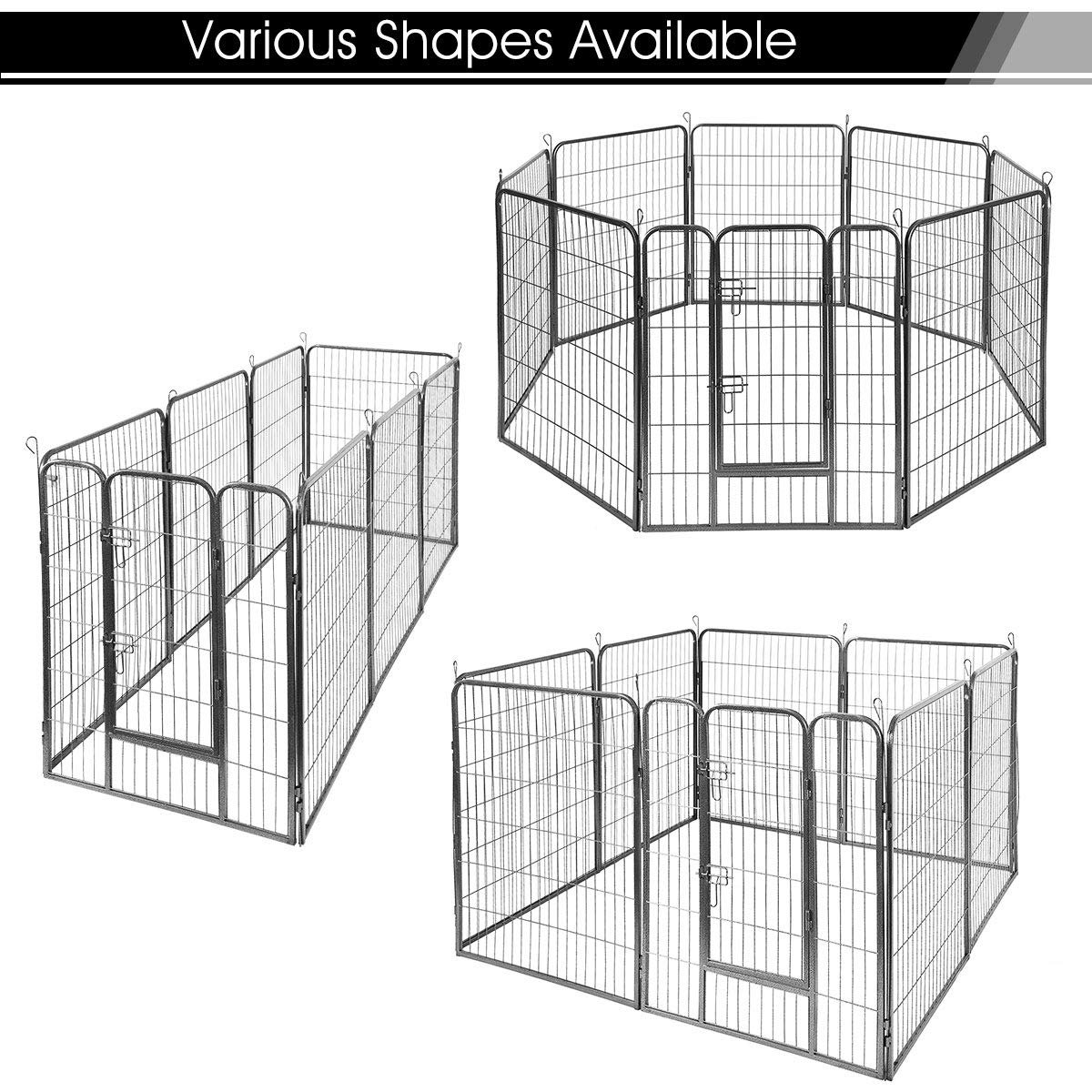 48 inch Dog Playpen with Door (8 or 16 pannels) - Image 4